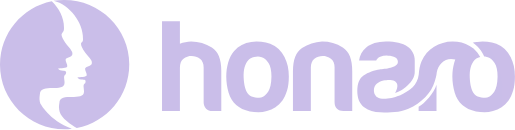 White Honaro logo
